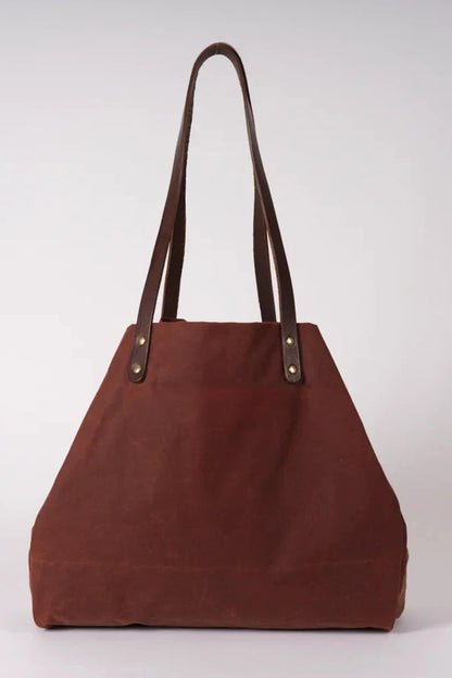 Midi Tote - Chestnut