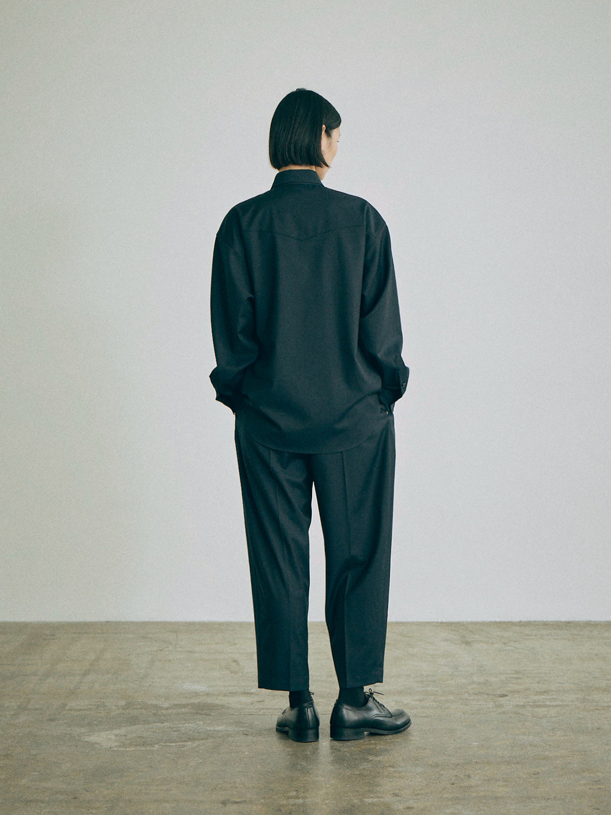 Brenda Woven Shirt - Navy