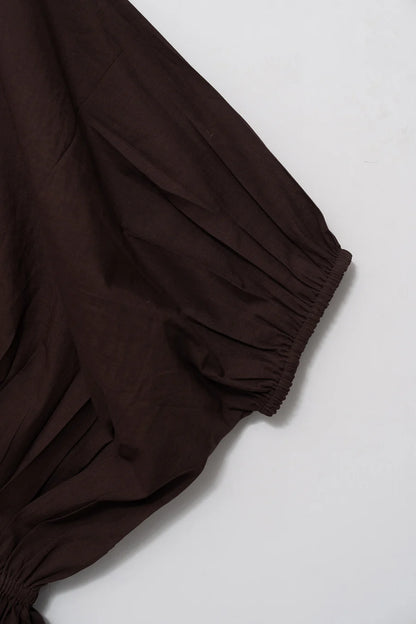 The Loft Volume Top in Cocoa