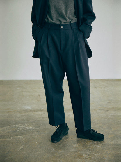 Leno Wool Pant - Navy