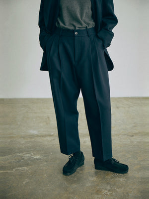 Leno Wool Pant - Navy