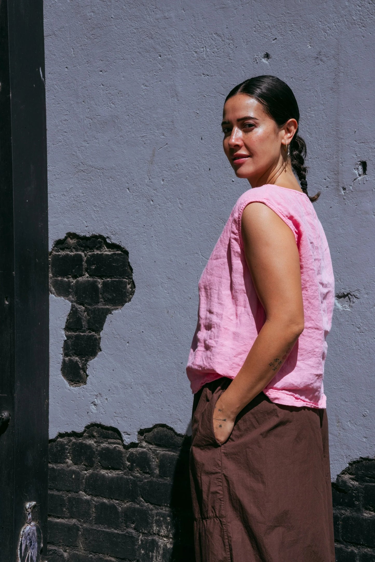 Chisato Pant - Cotton Poplin Marron