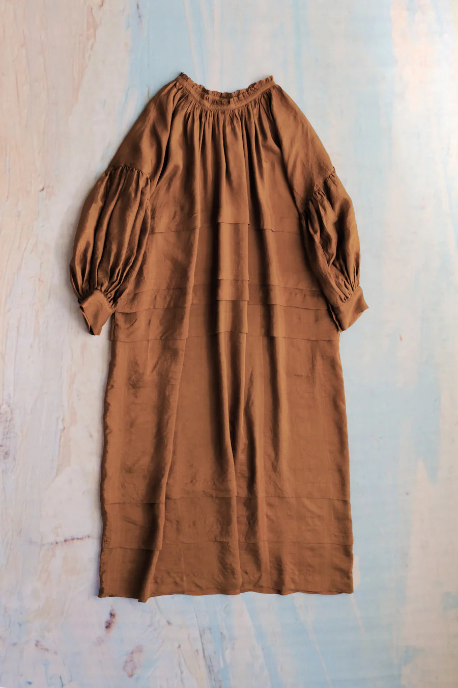 Alva Pleated Silk Dress