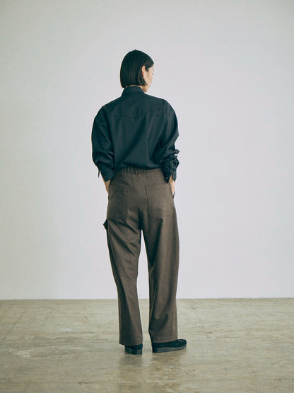 Holt Wool Pant - Brown