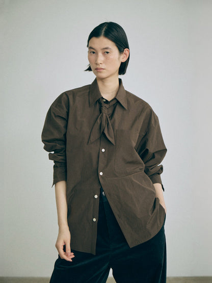Elen Button-Down - Brown