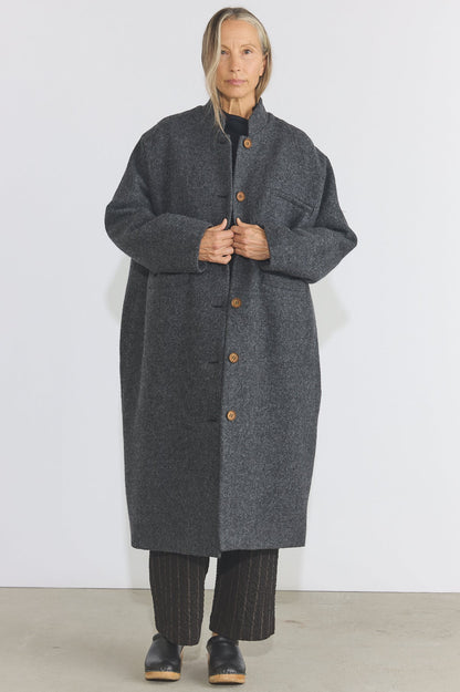 Isa Coat - Ardesia