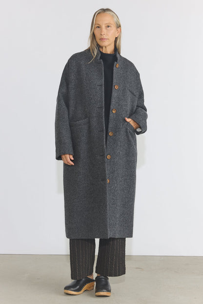 Isa Coat - Ardesia