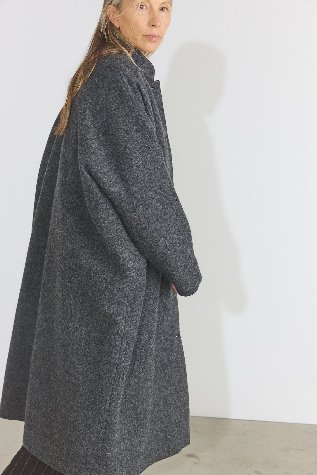 Isa Coat - Ardesia
