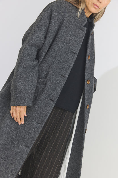 Isa Coat - Ardesia