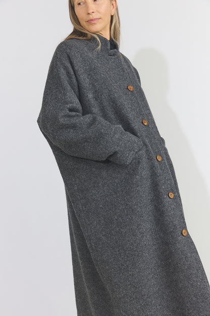 Isa Coat - Ardesia