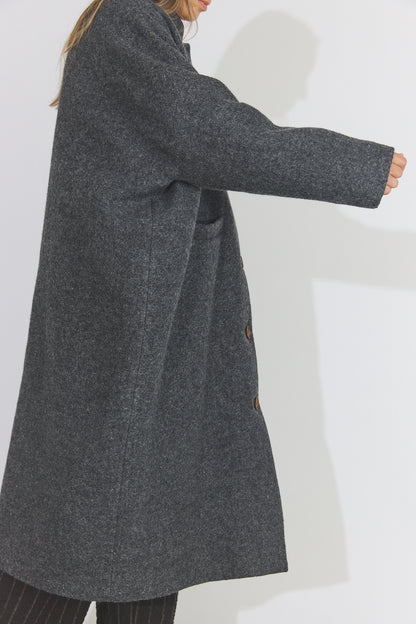 Isa Coat - Ardesia