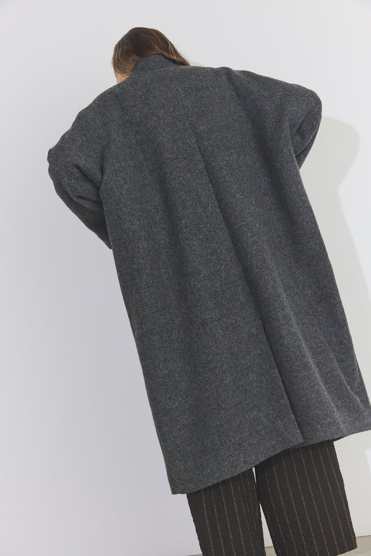 Isa Coat - Ardesia