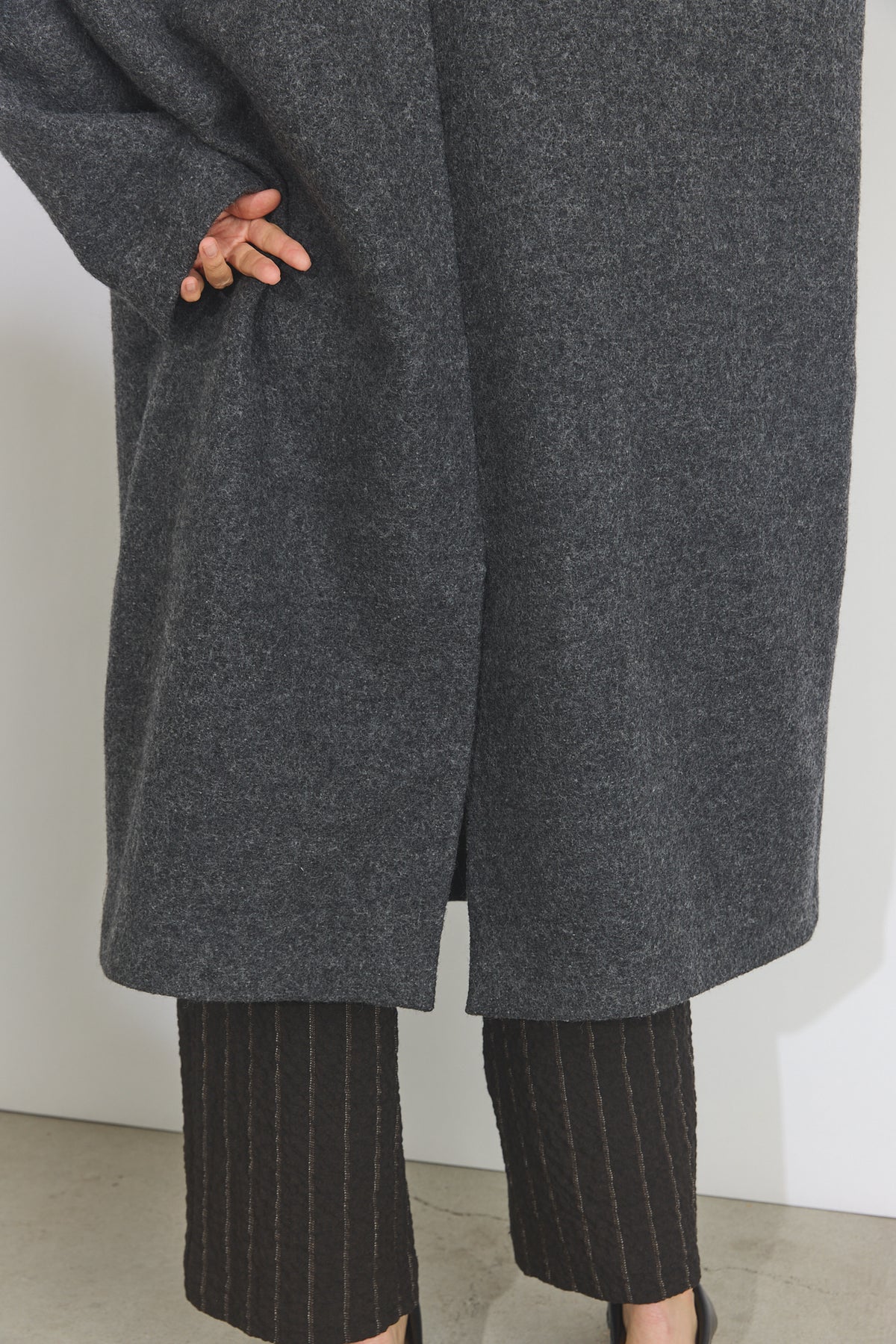 Isa Coat - Ardesia