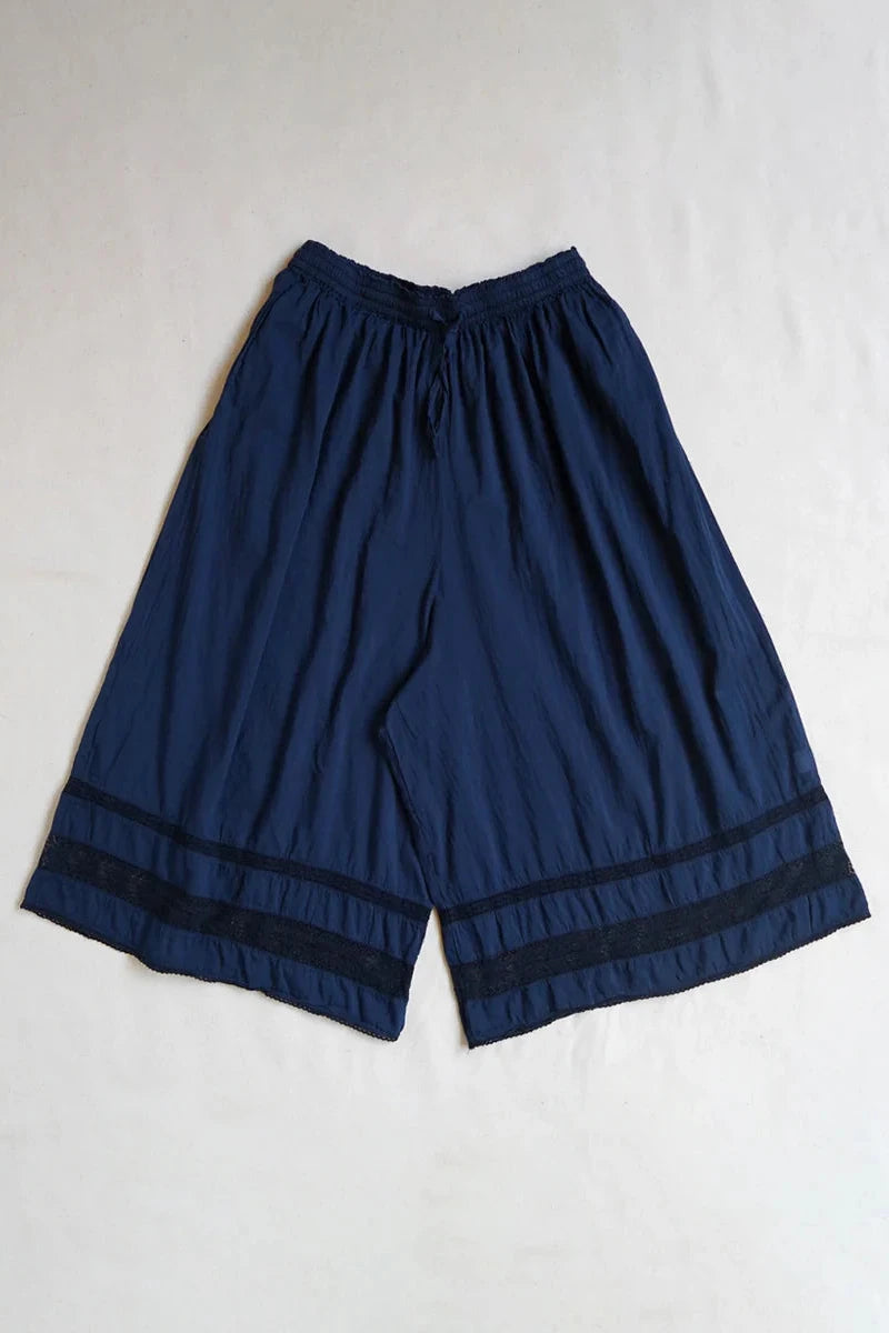 Harriet Bloomers - Navy Cotton Lace