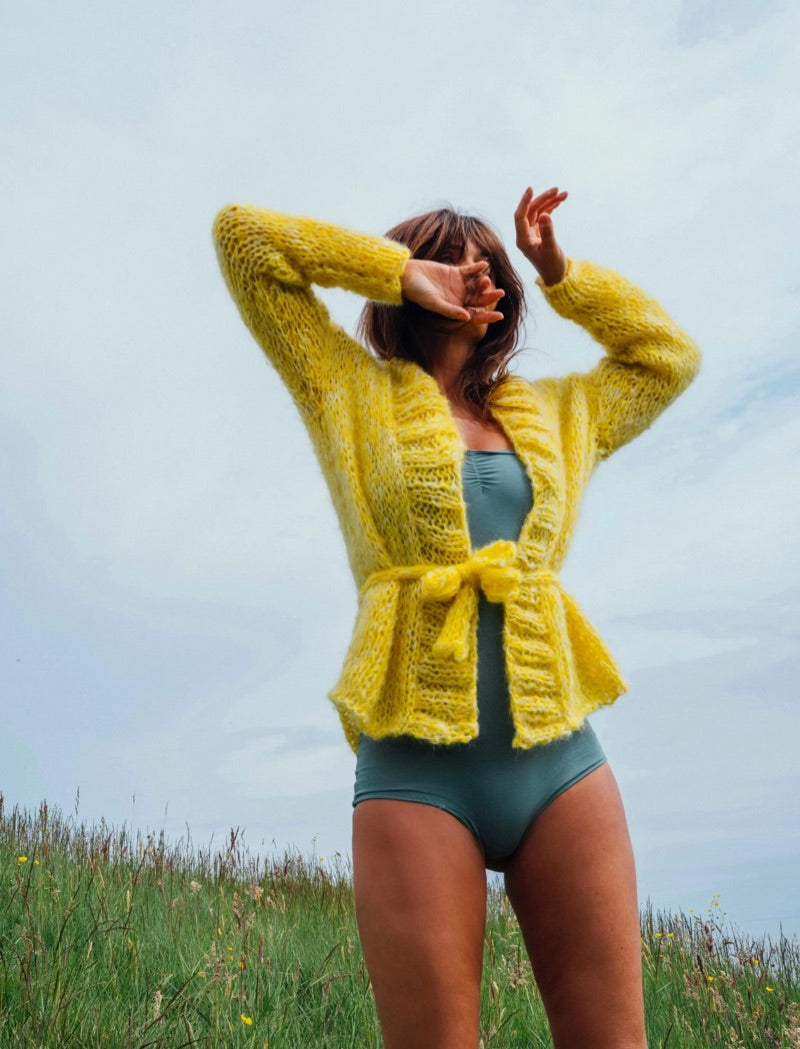 Sunny Cardigan — Yellow