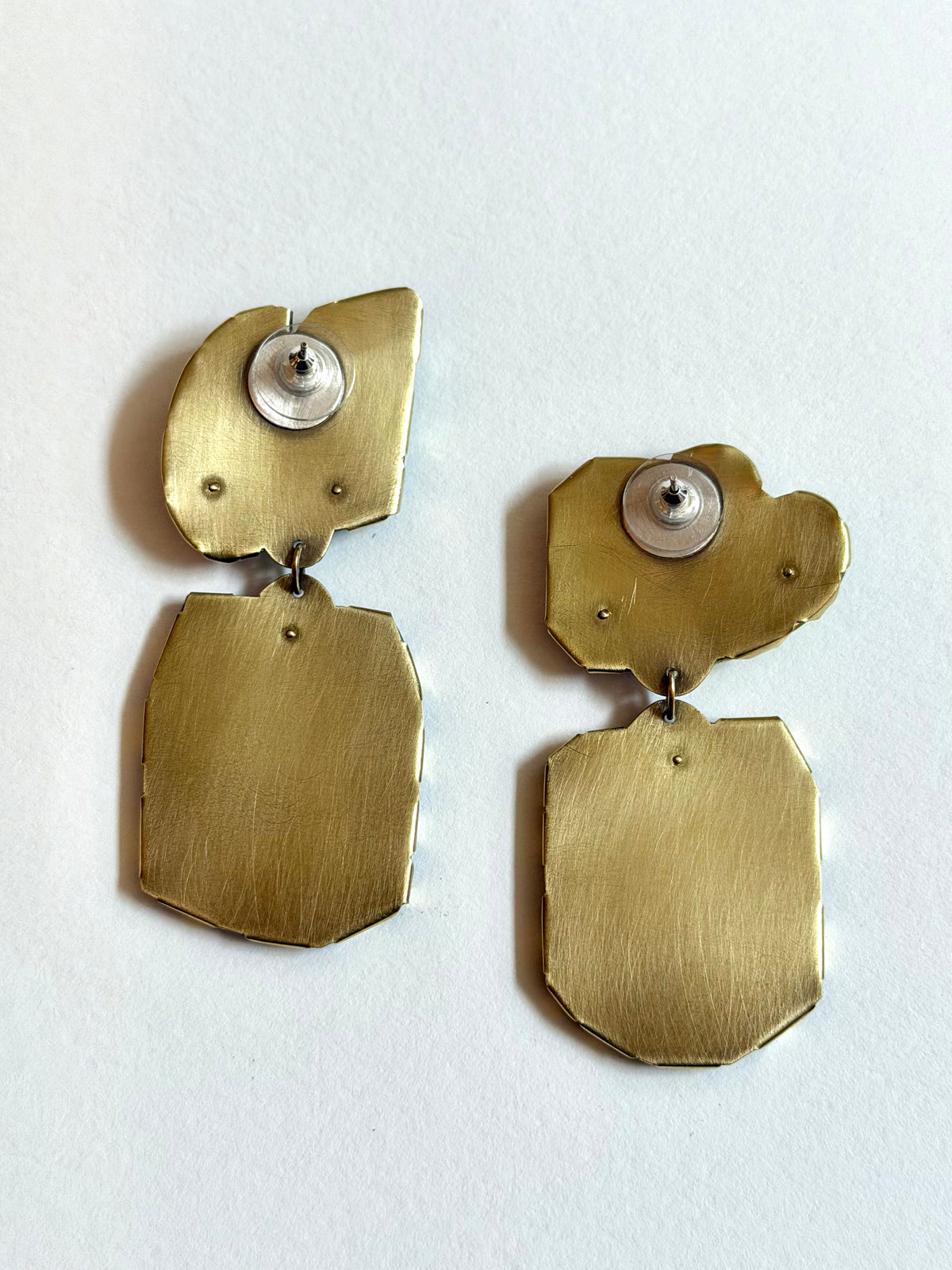 Cocktail Earring - Yellow & Green