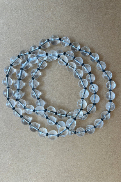 Long Rock Crystal Necklace