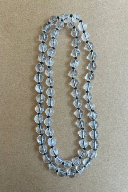 Long Rock Crystal Necklace