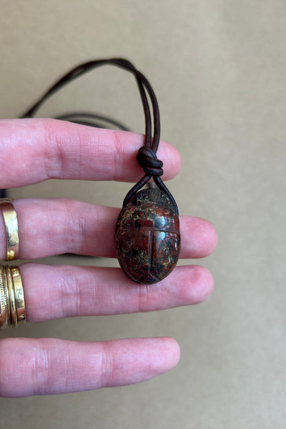 Jasper Scarab