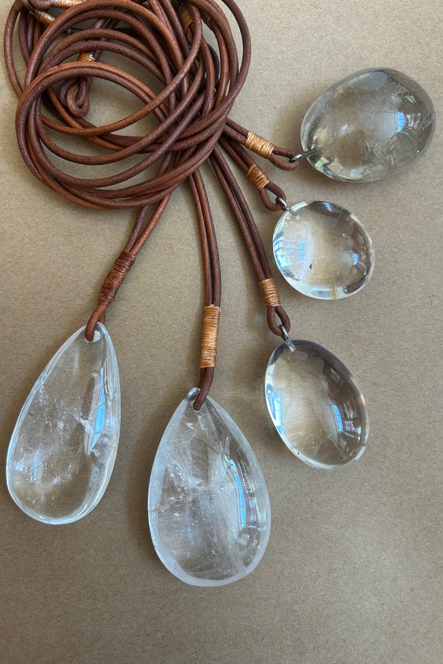 Rock Crystal Chandelier Drop