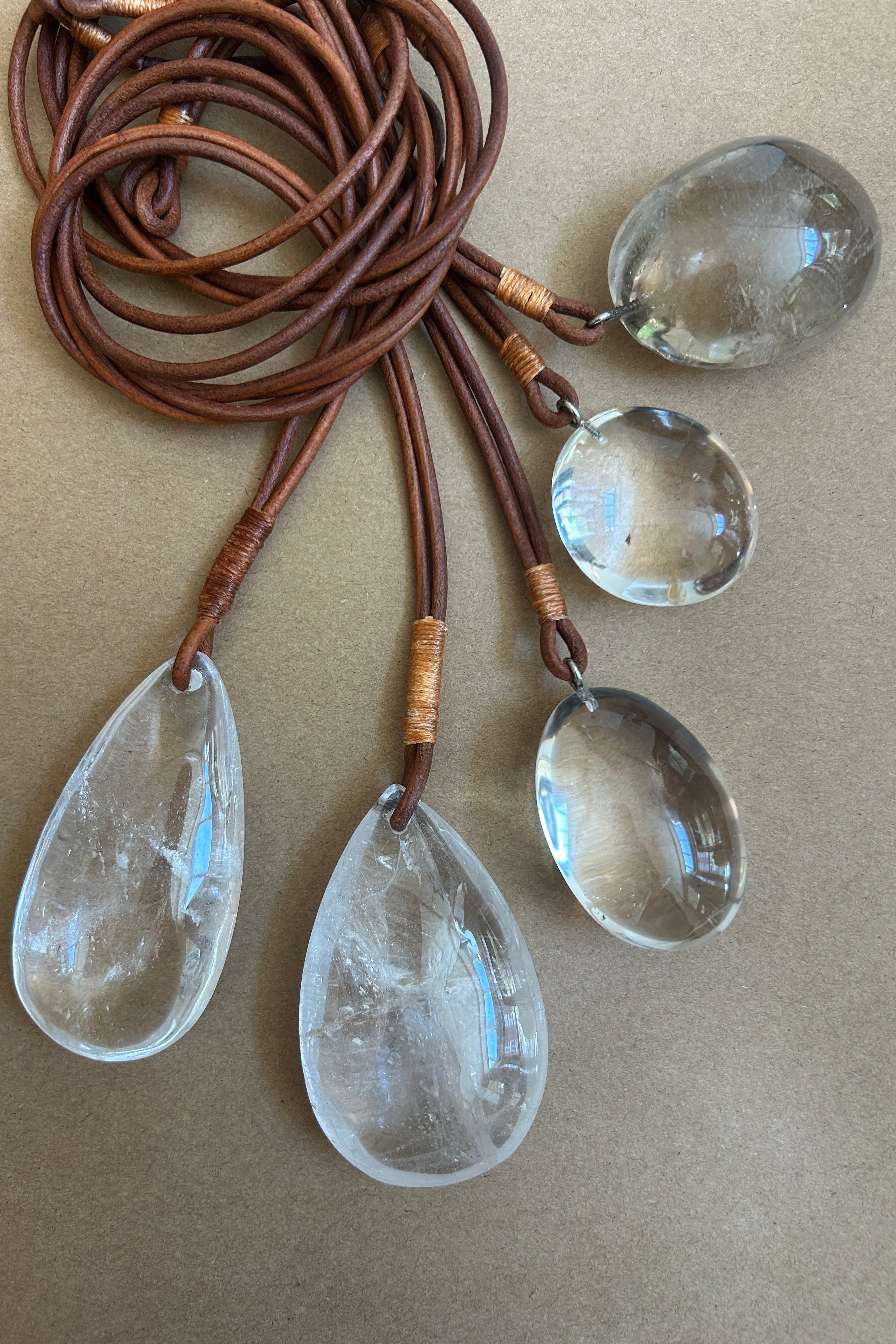 Rock Crystal Chandelier Drop
