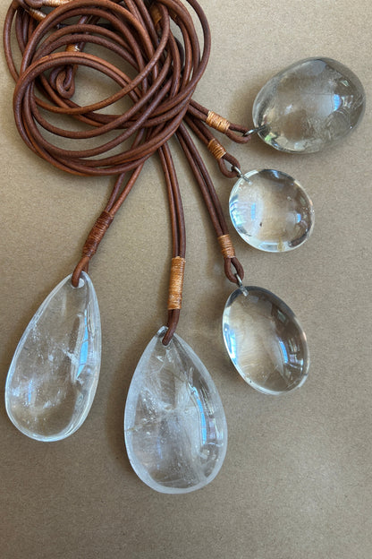 Rock Crystal Chandelier Drop