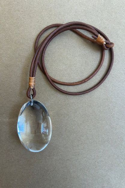 Large Rock Crystal Drop