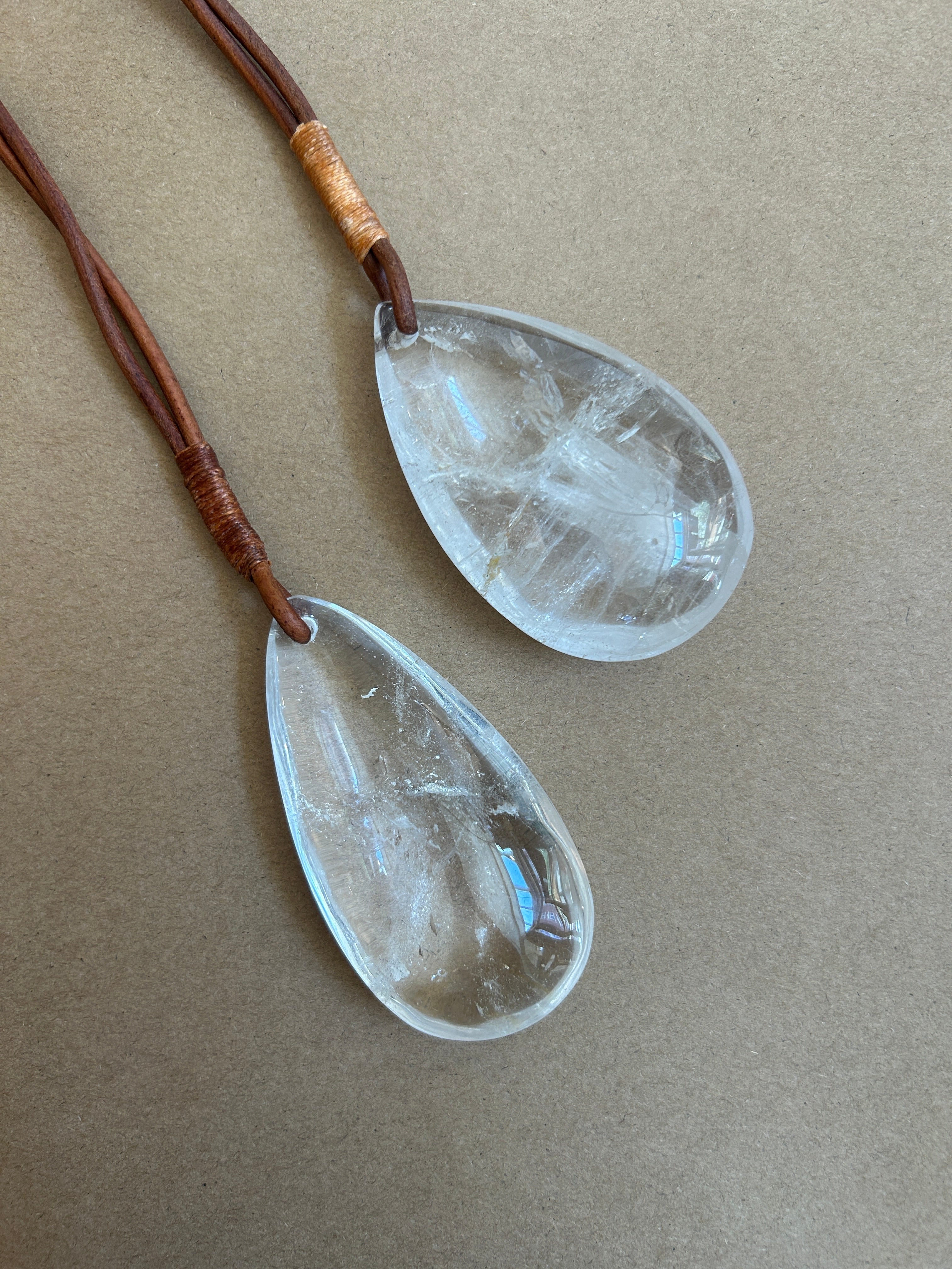Rock Crystal Chandelier Drop