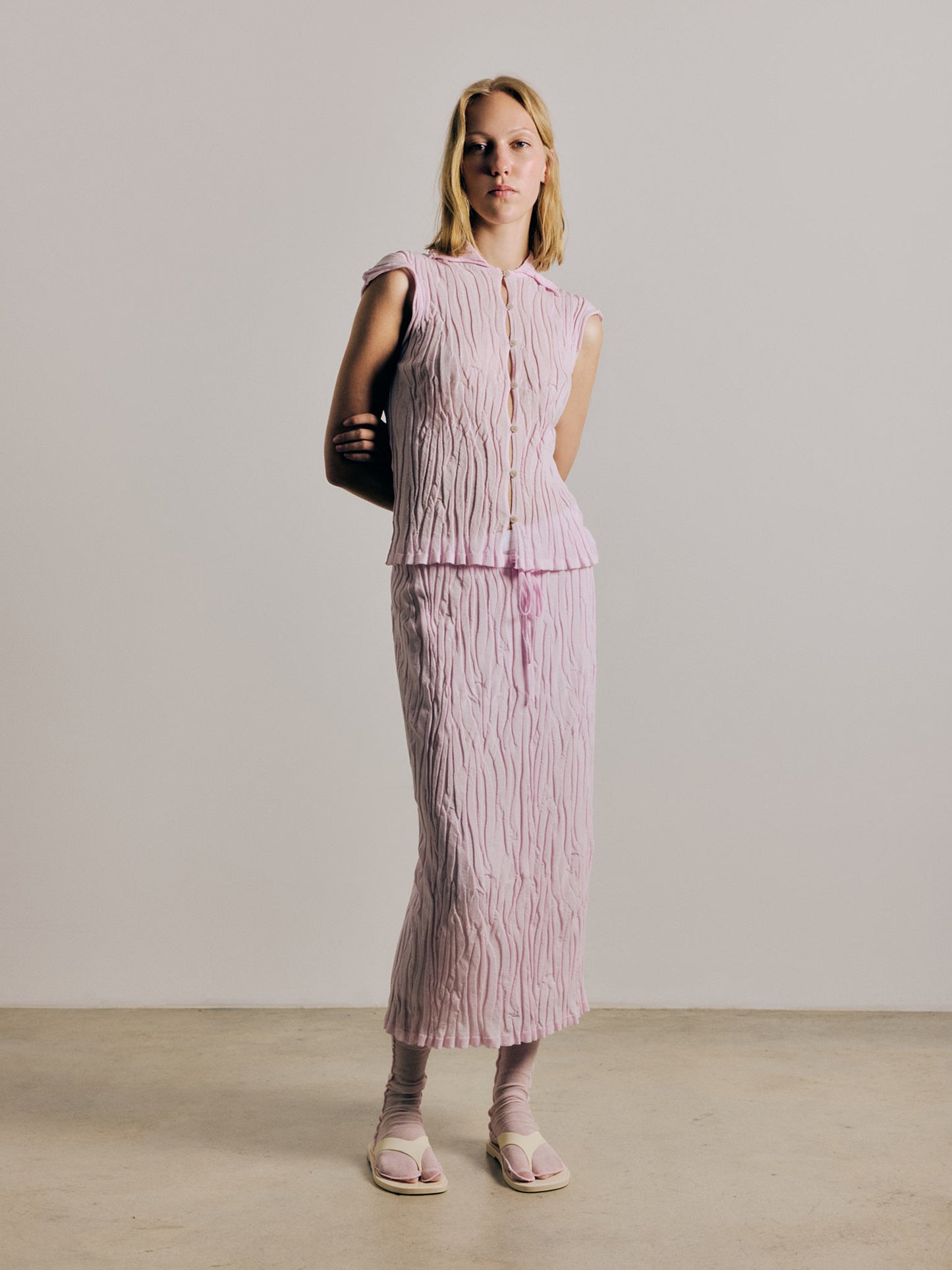 Luce Skirt - Pale Pink