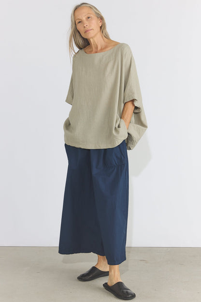 Corse Cotton Box Top - Oatmeal