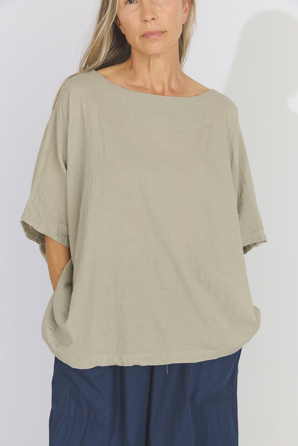 Corse Cotton Box Top - Oatmeal