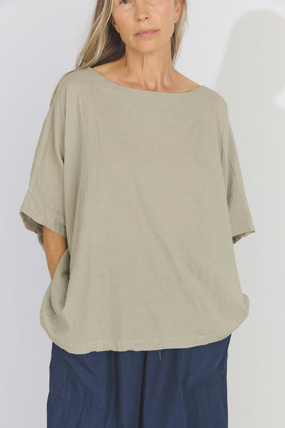 Corse Cotton Box Top - Oatmeal