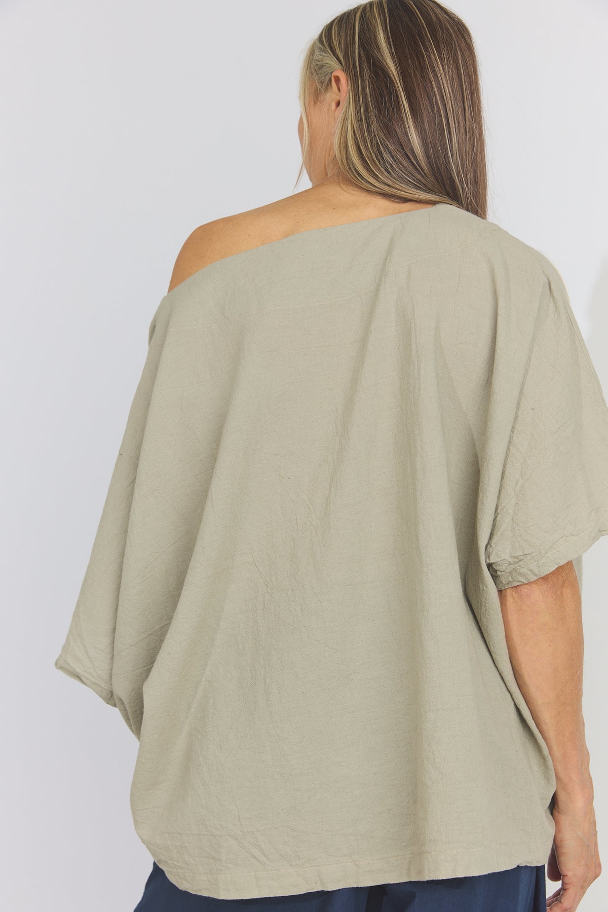 Corse Cotton Box Top - Oatmeal