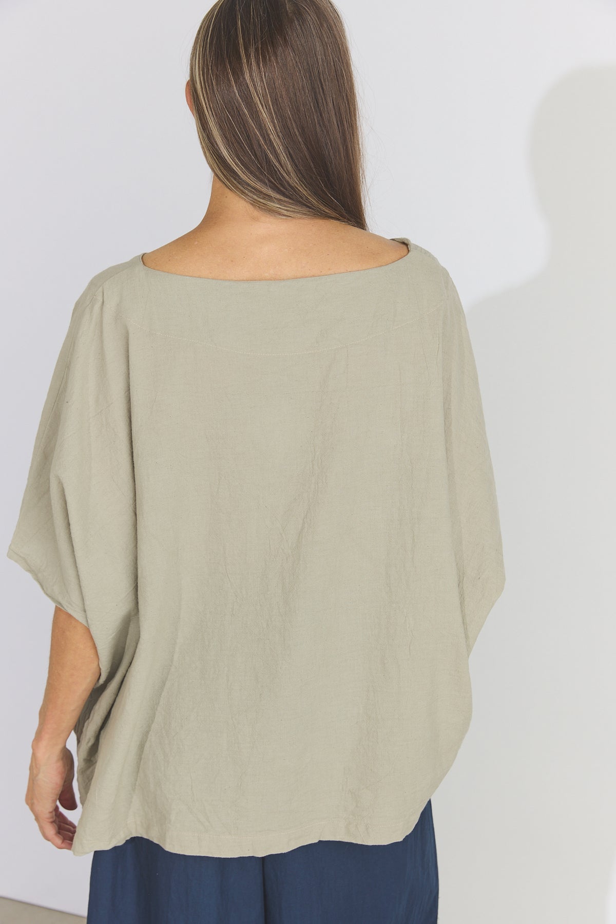 Corse Cotton Box Top - Oatmeal