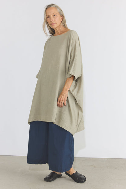 Corse Cotton Box Dress - Oatmeal