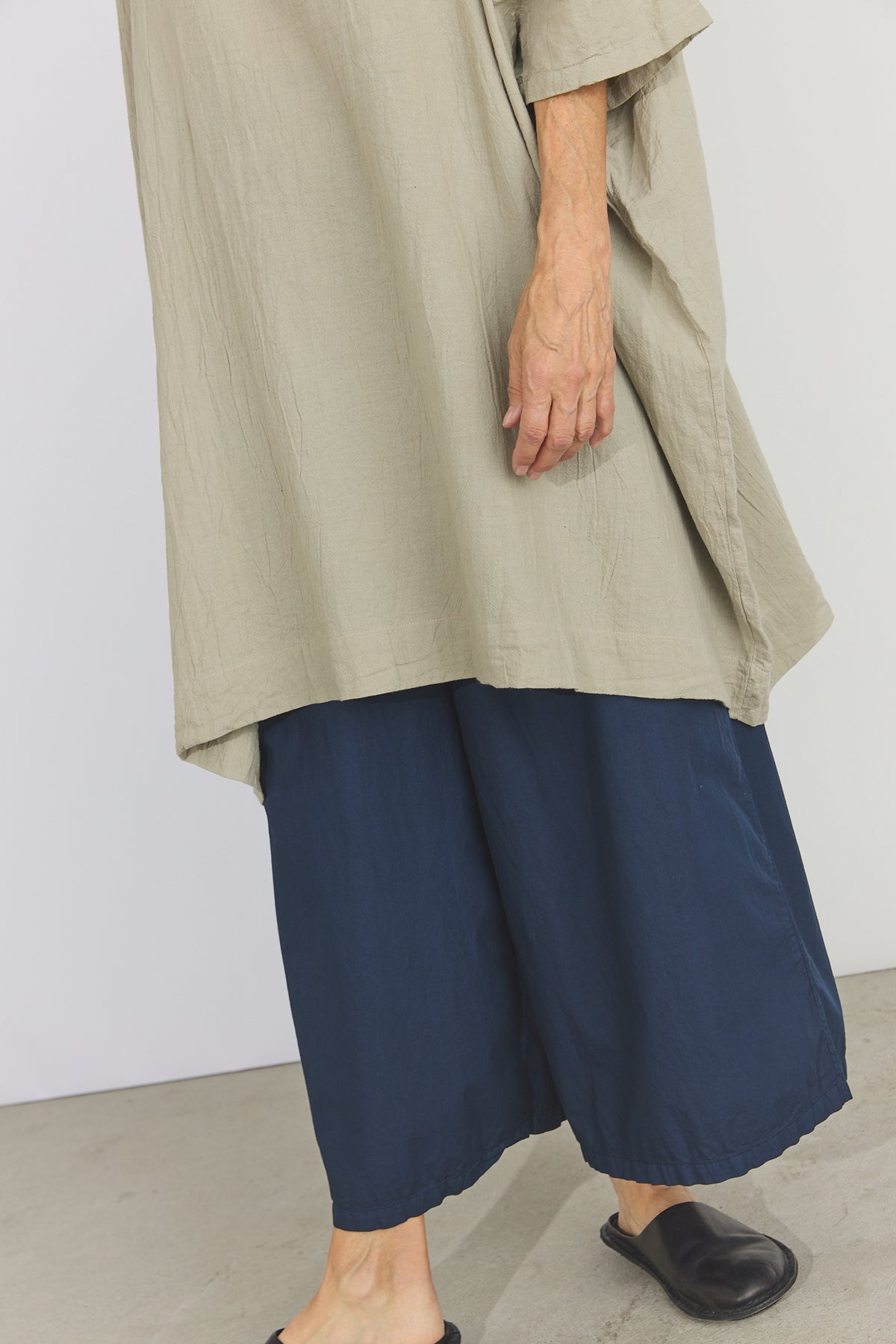 Corse Cotton Box Dress - Oatmeal