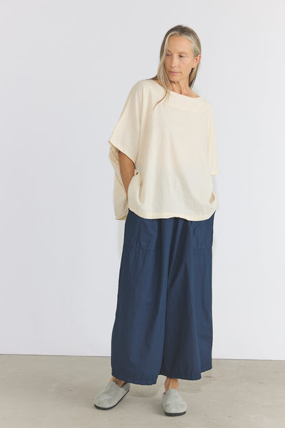 Corse Cotton Box Top - Cream