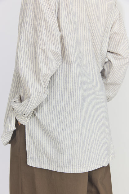 Bengal Stripe Loose-fitting Shirt - Off White