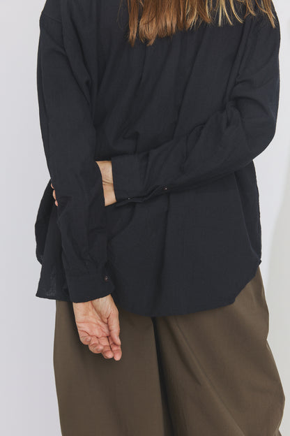 Sobakasu Khadi Henry Shirt - Black