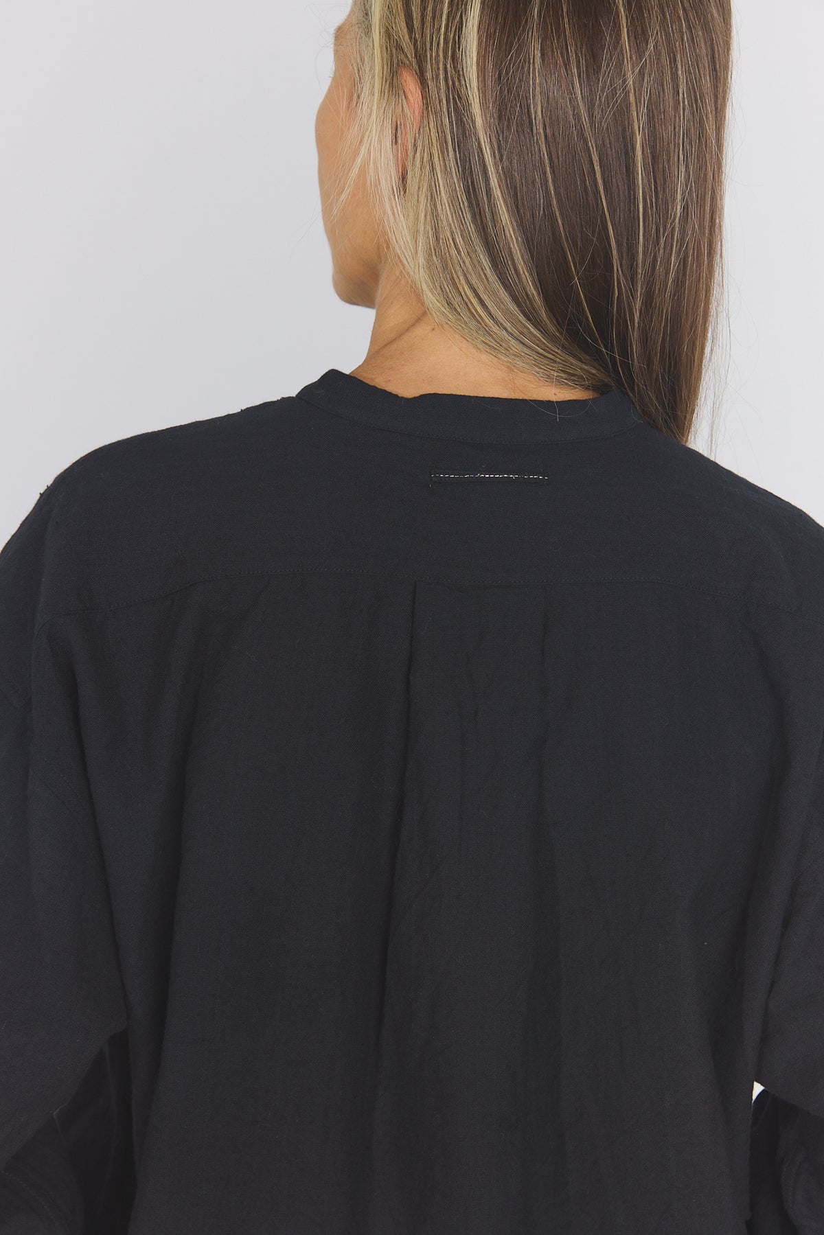 Sobakasu Khadi Henry Shirt - Black