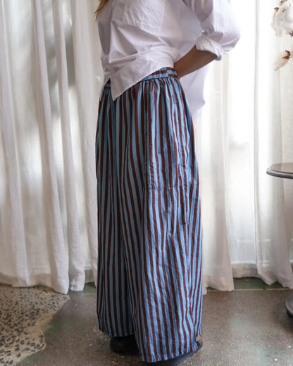 Chisato Pant - Cotton Poplin Stripe
