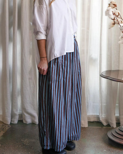 Chisato Pant - Cotton Poplin Stripe