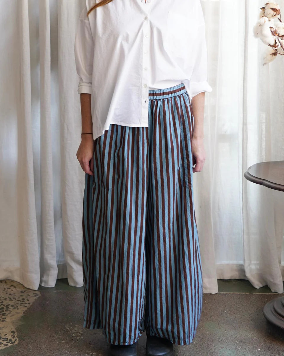 Chisato Pant - Cotton Poplin Stripe