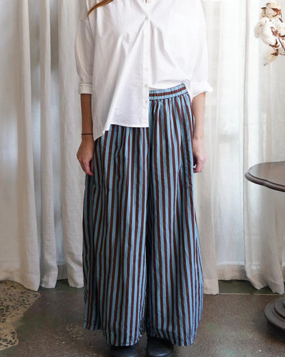 Chisato Pant - Cotton Poplin Stripe