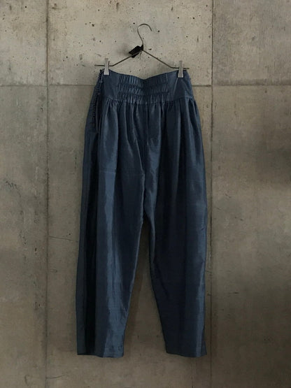 Silk Pants - Blue Mirage