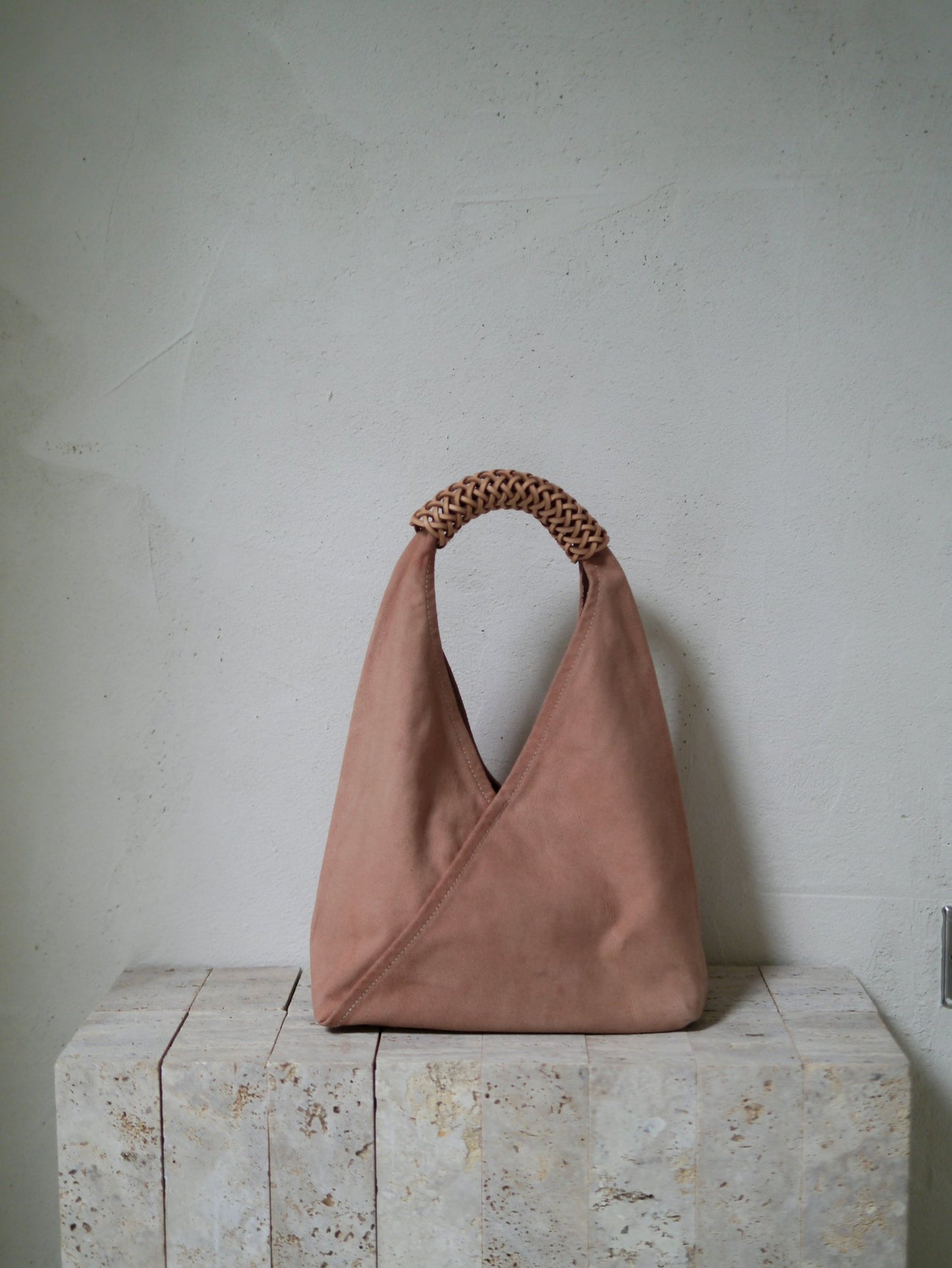 Natural-Dyed Triangle Bag 36