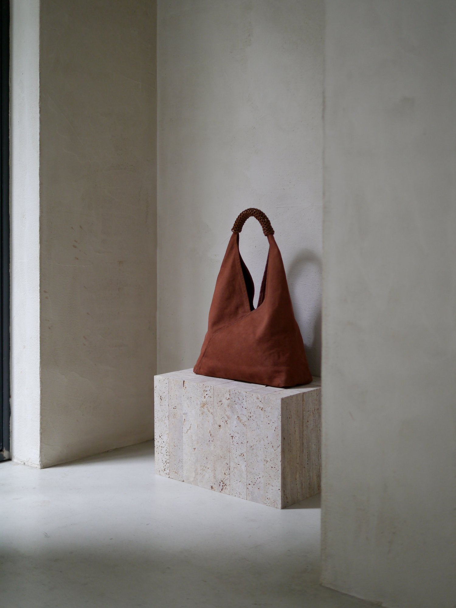 Triangle Bag 58 in Ochre-Red