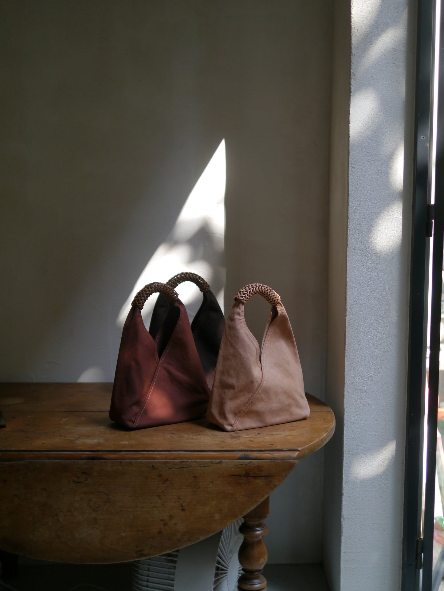 Natural-Dyed Triangle Bag 36