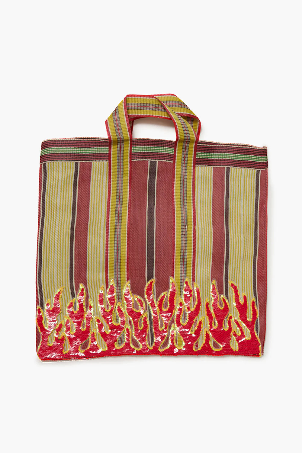 Recycled Market Bag in Flame