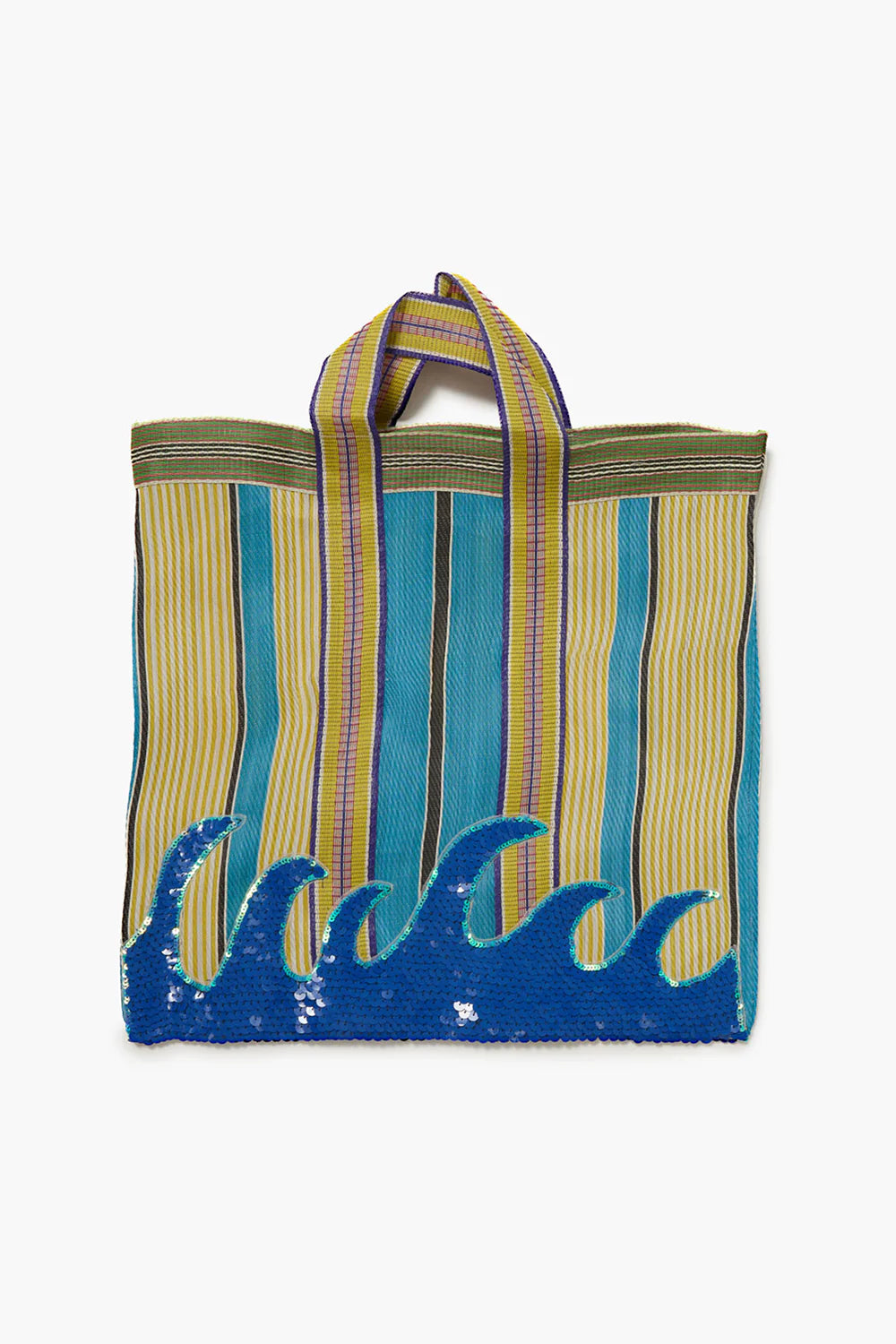 Recycled Market Bag in Wave